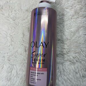 Olay Super Serum Body Wash for Normal Skin with 5+ Ingredients, 18.5 fl oz